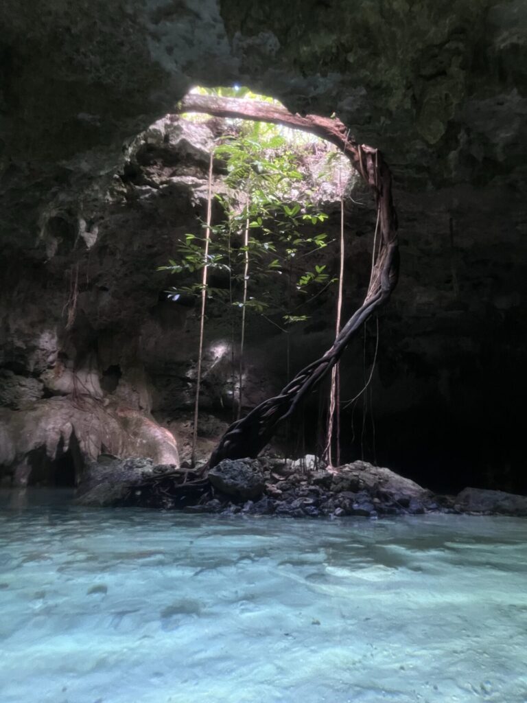 cenote sac actun puerto Morelos
