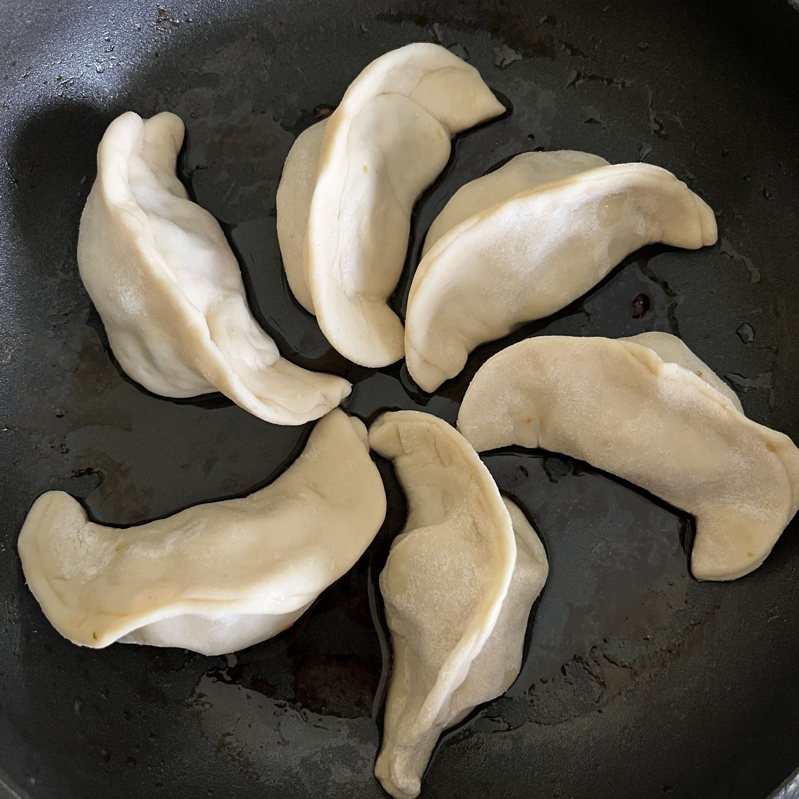 cottura gyoza padella